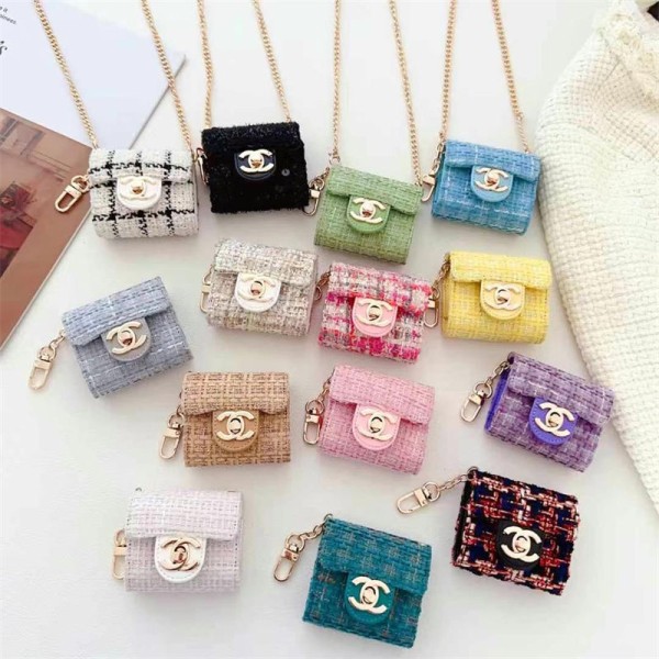 Chanel Wireless Charging Case for AirPods4 pro pro2 3 2Luxury Designer Airpods 4 pro2 4 3 2 Protective Case Cover hülle coqueairpods Waterproof Case Shock Proof Protective CoverWireless Charging Airpods4 pro 4 2 3 1 Earbuds Case Cover Skin Shell