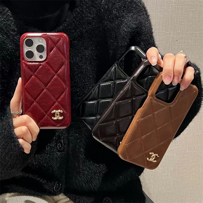 Chanel iPhone 16 pro/16 plus/15/14/13/12/11 PRO Max xr/xs case hülle Cover  Luxury iPhone 16 15 Pro max 14 13 Case Back Cover coque  ledertasche original luxury fake case iphone16 pro max 14 15/15 16 plus pro max shell Luxury Case Back Cover schutzhülle