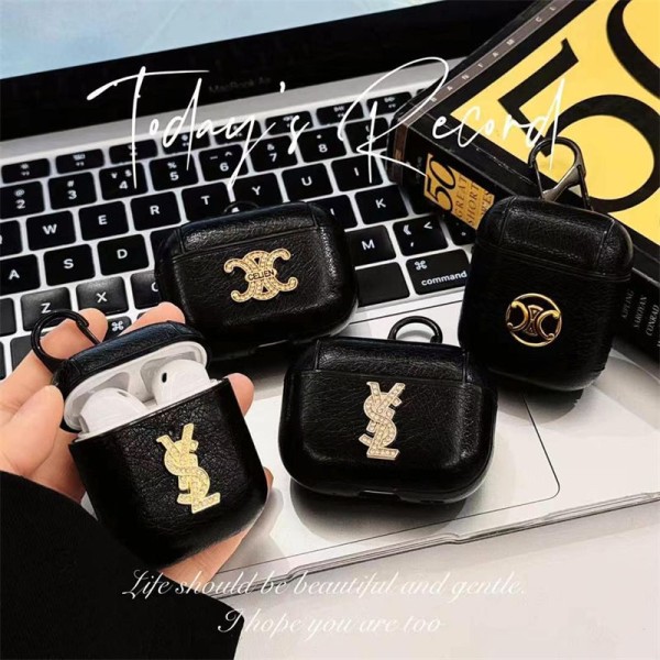 Ysl Wireless Charging Case for AirPods4 pro pro2 3 2  Luxury Designer Airpods 4 pro2 4 3 2 Protective Case Cover hülle coque  AirPods4 Case Custodia Hulle Funda  airpods Waterproof Case Shock Proof Protective Cover 