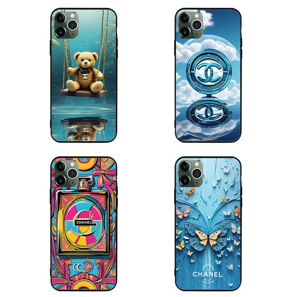 Chanel Samsung Galaxy S25 S24 Ultra S23 Ultra A55 iphone16e 15 PRO case Luxury designer iPhone 16 15 14 case hülle coque samsung S24+ s25 ultra s22 s25 plus iphone16 15 14 16e Case  Shockproof Protective 