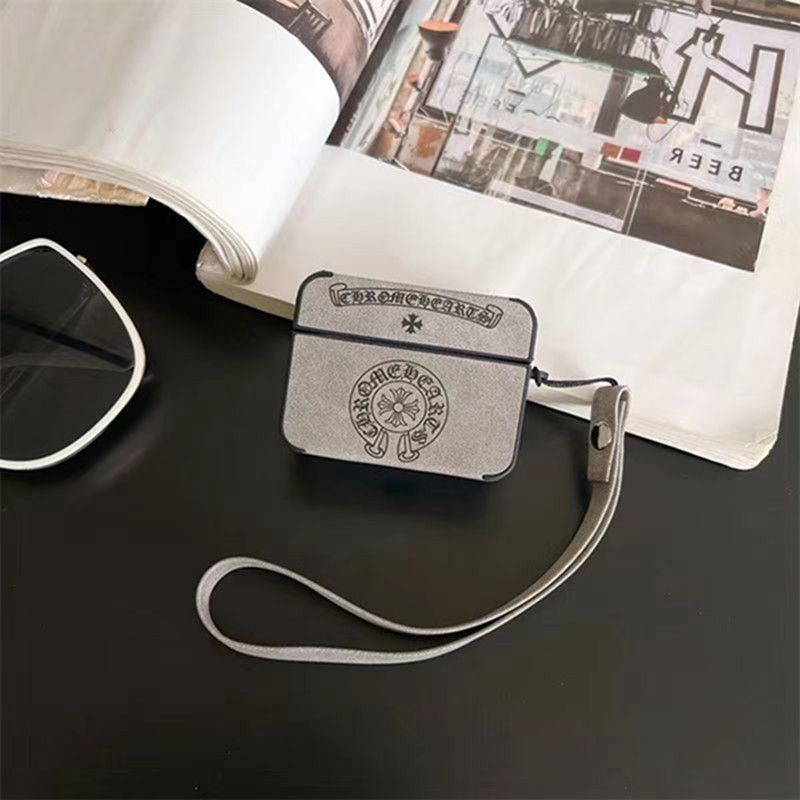 Chrome Hearts Charging Case  schutzhülle Replacement Compatible with AirPod 1st 2nd 3rd pro 2ndAirPods Case Custodia Hulle Fundaairpods Waterproof Case Shock Proof Protective CoverWireless Charging Airpods pro 2 3 1 Earbuds Case Cover Skin Shell
