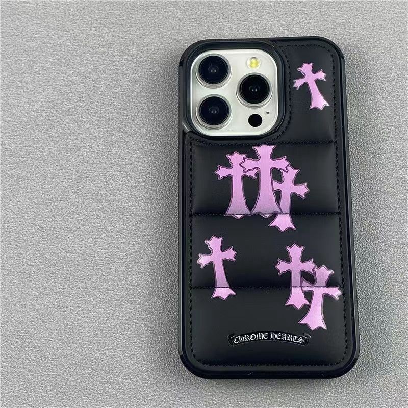 Chrome Hearts Luxury iPhone 15 Pro max 14 Case Back Cover coque  ledertascheoriginal luxury fake case iphone xr xs max 15/15 plus pro max shellLuxury Case Back Cover schutzhülleiphone 14 15 Custodia Hulle Funda