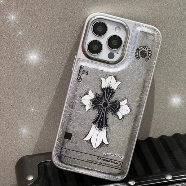 Chrome Hearts Luxury designer iPhone 15 plus 15 pro max 14 case coqueFashion Brand Full Cover housseLuxury Case Back Cover schutzhülleiphone 14 15 Custodia Hulle Funda