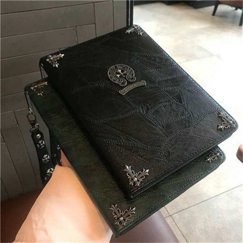 Chrome Hearts luxury fake ipad Case coque for iPad 11/10/9/8 / 7ipad pro 12.9 11inch 2024 caseleather back caseLuxury Case Back Cover schutzhülle
