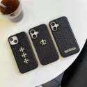 Chrome Hearts Luxury iPhone 17 16 15 Pro max 14 13 Case Back Cover coque ledertasche Shockproof Protective Designer iPhone 15 16 17Case original luxury fake case iphone16 pro max 17 14 15/15 16 plus pro max shell Luxury Case Back Cover schutzhülle