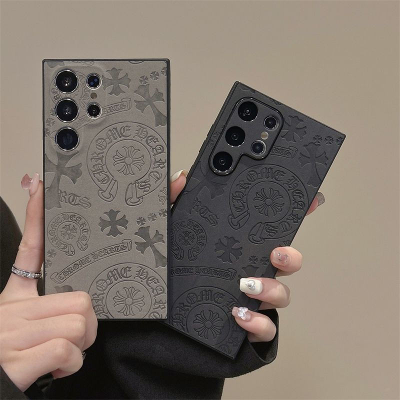 Chrome Hearts Samsung s25 S24 plus S23 s21 Ultra a54 Case hülle coque Luxury designer iPhone 16 15 14 17 case hülle coque Chrome Hearts Luxury samsung s25 plus ultra s24 ultra s25 plus Case Back Cover  shell schutzhülle Shockproof Protective 