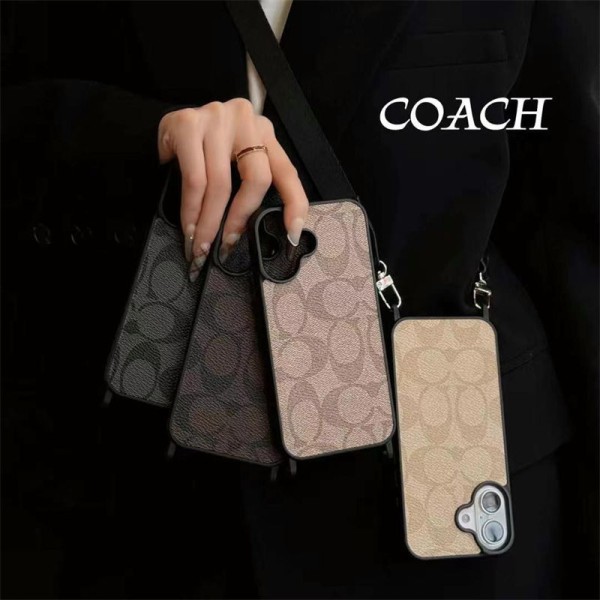 Coach original luxury fake case iphone16 pro max 14 15/15 16 plus pro max shell  Fashion Brand Full Cover housseLuxury Case Back Cover schutzhülle iphone 14 15 16 Custodia Hulle Funda 