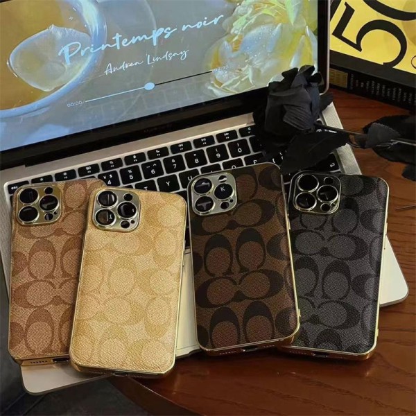 Coach iPhone 16 pro/16 plus/15/14/13/12/11 PRO Max xr/xs case hülle Cover iPhone13/14/15 16 Pro Max Wallet Flip Case Shockproof Protective Designer iPhone 15 16 Case  original luxury fake case iphone16 pro max 14 15/15 16 plus pro max shell 