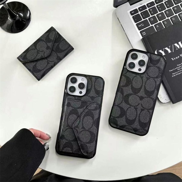 Coach Luxury iPhone 16e 15 Pro max 14 13 Case Back Cover coque ledertasche iPhone 16e/13/14/15 16 Pro Max Wallet Flip Case Shockproof Protective Designer iPhone 15 16 Case iphone 14 15 16e Custodia Hulle Funda 