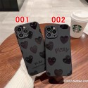 COMME des GARCONS luxury galaxy s23 plus ultra s22 a21 a54 5g note20 Case Heart Play print monogram designer iPhone 14 pro max 13 12 11 cover shell for Man Women Girls
