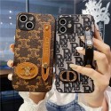 Dior Celine luxury monogram strap handband printing case fashion cover For samsung galaxy s22 ultra s22 note 20 A23 5G A53 A33 A73