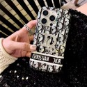 Dior Luxury iPhone 13/14/15 Pro max Case Back Cover coque  ledertascheiPhone13/14/15 Pro Max