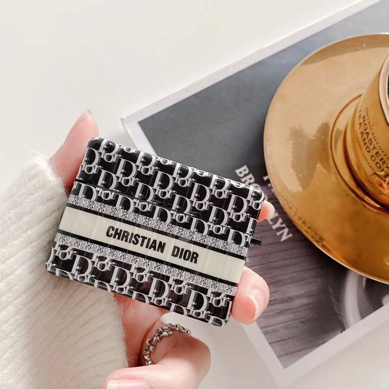 Dior Luxury Designer Airpods pro2 Protective Case Cover hülle coqueAirPods Case Custodia Hulle Fundaairpods Waterproof Case Shock Proof Protective CoverWireless Charging Airpods pro 2 3 1 Earbuds Case Cover Skin Shell