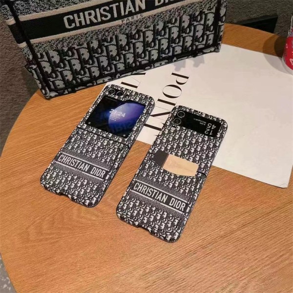 Dior Galaxy Z Flip 3 4 5 6 5G Case coque hulleFashion Brand Full Coveroriginal luxury fake case samsung  z flio 4 5  6 cover shellLuxury samsung z flip 6 5 4 3 fold 4 5 6 phone case Case Back Cover