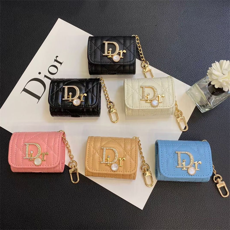 Dior Wireless Charging Case for AirPods 1 2 3 4 pro pro2Luxury Designer Airpods pro2 4 3 2 Protective Case Cover hülle coqueAirPods Case Custodia Hulle FundaWireless Charging Airpods pro 4 2 3 1 Earbuds Case Cover Skin Shell