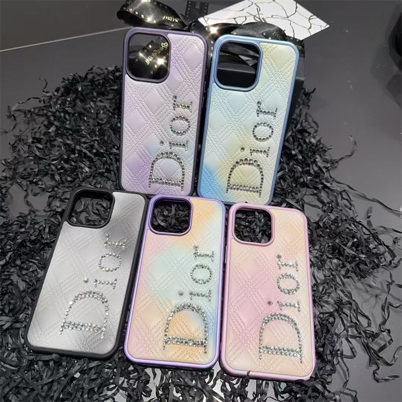 Dior Luxury designer iPhone 16 plus 15 pro max 16 15 14 case coque cover Luxury iPhone 16 15 Pro max 14 13 Case Back Cover coque ledertascheiPhone13/14/15 16 Pro Max Wallet Flip Case  Shockproof Protective Designer iPhone 15 16 Case 