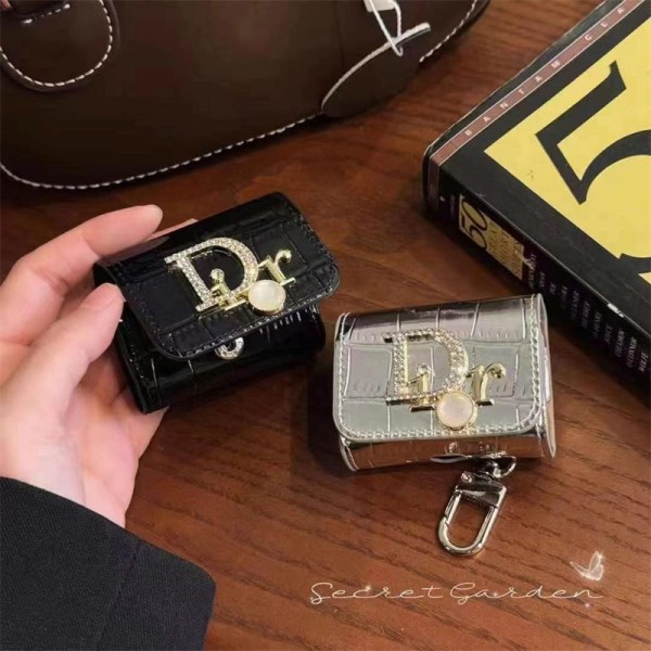 Dior Charging Case schutzhülle Replacement Compatible with AirPod 1st 2nd 3rd 4rd pro 2nd AirPods4 Case Custodia Hulle Funda  airpods Waterproof Case Shock Proof Protective Cover  Wireless Charging Airpods4 pro 4 2 3 1 Earbuds Case Cover Skin Shell 