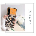 LV burberry fendi luxury monogram cute flower bear print brand case For iphone 14 Pro Max Plus iphone se3 13 Mini Iphone 12 11 SE2 7 8 X Xr Xs galaxy a23 5g s22 + plus ultra a33 a53 a73 note20 xperia 5 1 10  iv ace iii 1 5 10 iii cover 