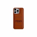Fendi Luxury designer iPhone 16 plus 15 pro max 16 15 14 case coque coveriPhone13/14/15 16 Pro Max Wallet Flip Case  original luxury fake case iphone16 pro max 14 15/15 16 plus pro max shell  Fashion Brand Full Cover housse