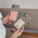 Gucci luxury leather card monogram elegant bag GG case For iphone 14 Pro Max se3 13 12 11 SE2 7 8 X Xr Xs cover