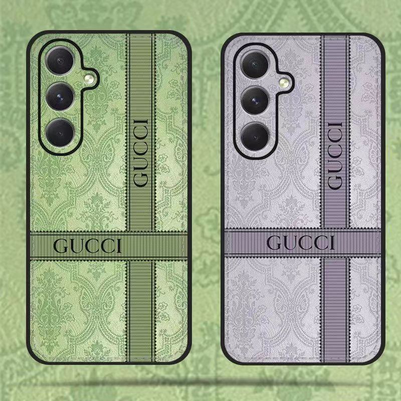 Gucci luxury monogram plant print jacket brand iphone 14 pro max plus 13 12 11 x 8 7 case For galaxy s23 + plus ultra a54 5g a53 a52 cover 