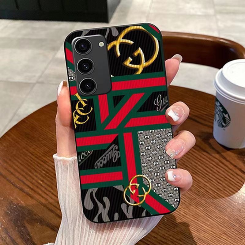 Gucci Samsung Galaxy S24Ultra iphone 14 15 caseSamsung S24 s23 Ultra Case hülle coquesamsung s22 s23 iphone 15 14 13 12 CaseFashion Brand Full Cover housse
