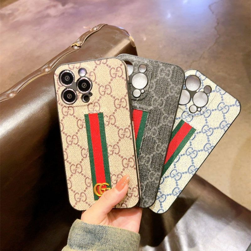 Gucci Luxury iPhone 16 15 Pro max 14 13 Case Back Cover coque  ledertascheiPhone13/14/15 16 Pro Max Wallet Flip CaseFashion Brand Full Cover housseLuxury Case Back Cover schutzhülle