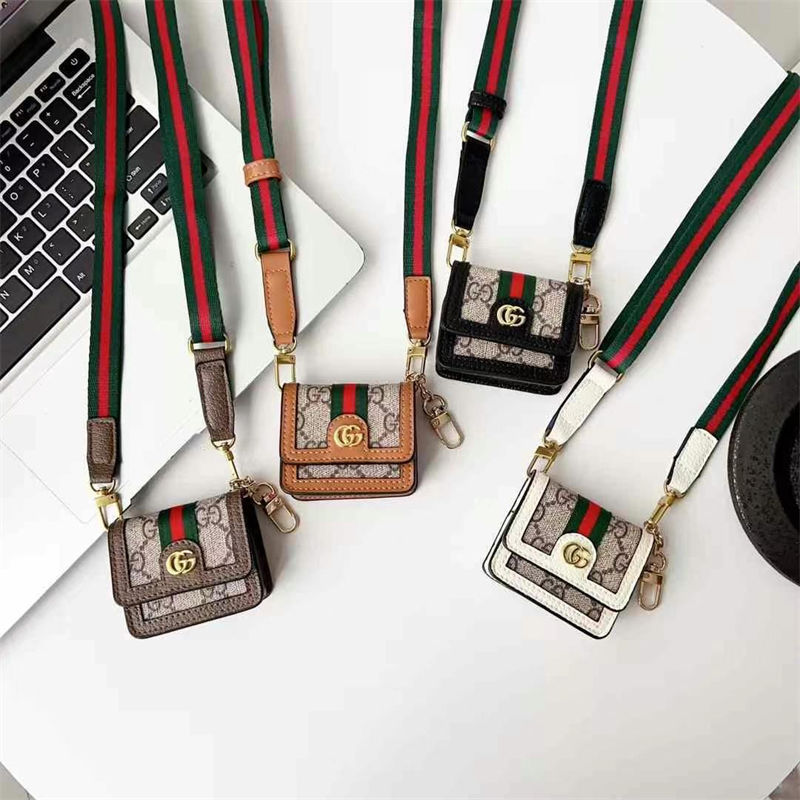 Gucci Wireless Charging Case for AirPods 1 2 3 4 pro pro2Charging Case  schutzhülle Replacement Compatible with AirPod 1st 2nd 3rd 4rd pro 2ndLuxury 