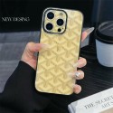 Goyard Luxury iPhone 16e 15 Pro max 14 13 Case Back Cover coque ledertasche Shockproof Protective Designer iPhone 15 16 Case  Fashion Brand Full Cover housseLuxury Case Back Cover schutzhülle