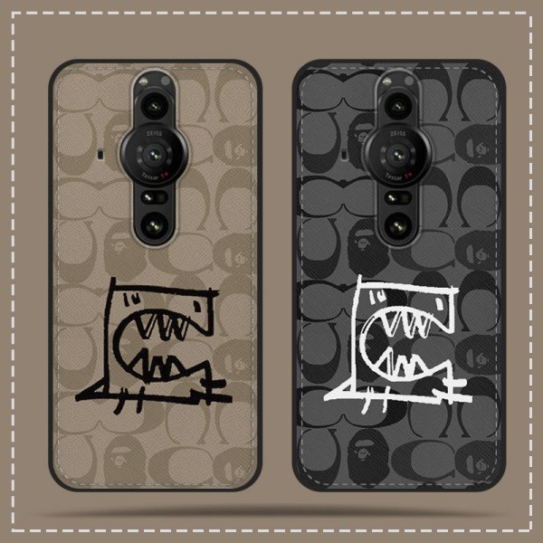 Coach luxury monogram cute monster print brand case For iphone 14 Pro Max Plus iphone se3 13 Mini Iphone 12 11 SE2 7 8 X Xr Xs galaxy a23 5g s22 + plus ultra z flip 4 fold 4 a33 a53 a73 note20 xperia 5 1 10  iv ace iii 1 5 10 iii cover 