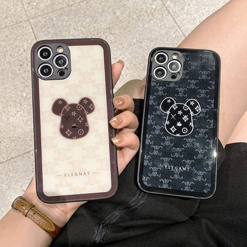 Louis Vuitton monogram Celine Kaws brand case cover For iphone 14 Pro Max iphone se3 13 Mini Iphone 12 11 SE2 7 8 X Xr Xs