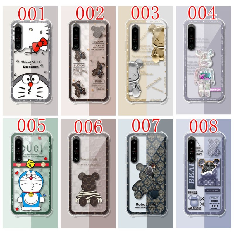 Be@rbrick Gucci Celine Kaws luxury monogram cute bear doraemon hello kitty print brand case For iphone 14 Pro Max Plus se3 13 12 11 7 8 X Xr Xs galaxy s23 + plus ultra a54 5g s22 + plus ultra note20 xperia 5 1 10  v ace iv 1 5 10 iii cover 