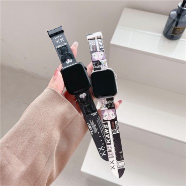 kaws luxury apple watch 8/se2/ultra band men women fashion 38/40/42/44/41/45mm strap