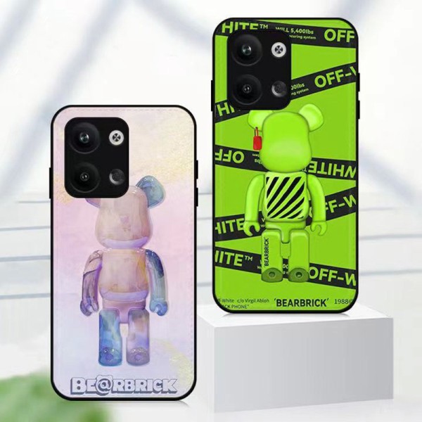 Off-White Kaws Bearbrick luxury monogram cute bear print brand case For iphone 14 Pro Max Plus iphone se3 13 Mini Iphone 12 11 SE2 7 8 X Xr Xs galaxy a23 5g s22 + plus ultra a33 a53 a73 note20 xperia 5 1 10  iv ace iii 1 5 10 iii cover 
