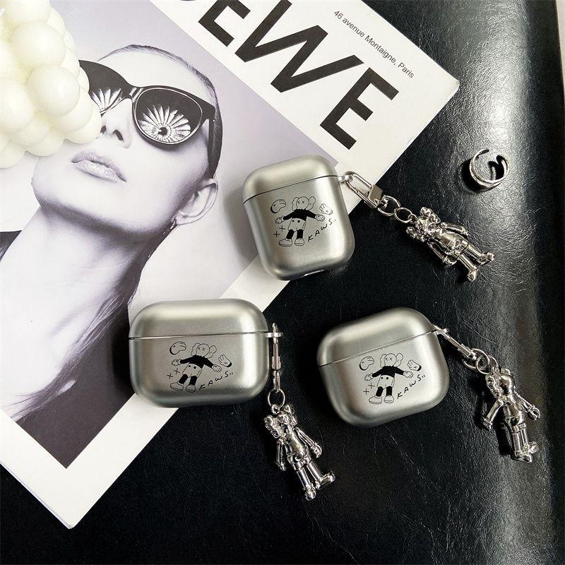 Kaws Charging Case  schutzhülle Replacement Compatible with AirPod 1st 2nd 3rd 4rd pro 2nd  Luxury Designer Airpods 4 pro2 4 3 2 Protective Case Cover hülle coque  AirPods4 Case Custodia Hulle Funda  airpods Waterproof Case Shock Proof Protective Cover 