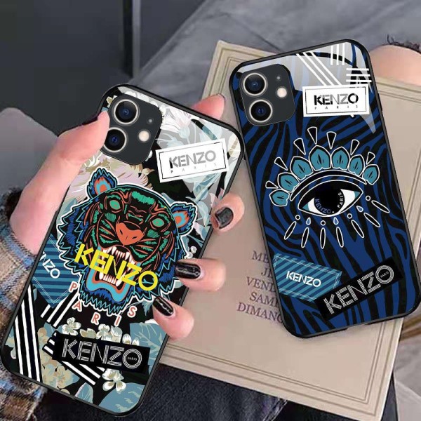 Kenzo Luxury iPhone 16 15 Pro max 14 13 Case Back Cover coque  ledertascheiPhone13/14/15 16 Pro Max Wallet Flip CaseLuxury Case Back Cover