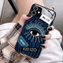 Kenzo Luxury iPhone 16 15 Pro max 14 13 Case Back Cover coque  ledertascheiPhone13/14/15 16 Pro Max Wallet Flip CaseLuxury Case Back Cover