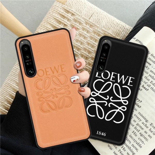 loewe leather iphone 16 15 14 pro 13 pro max galaxy s24 s23 s22 ultra s21 plus Shockproof Protective case original luxury fake  iphone galaxy case shell
