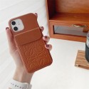 Loewe monogram leather card bag luxury iphone 14 pro 14 pro max 14 plus 13 12 11 case women ladies men cover