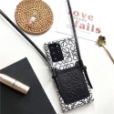 Loewe luxury iPhone 14 pro max 13 12 11 Case strap card monogram galaxy s23 plus ultra s22 s21 note20 bag designer cover shell for Man Women Girls
