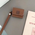 Loewe luxury Airpods Pro 2022 strap leather bag case monogram airpods pro 2 3 1 cover fashion brand TWS bluetooth earbuds accessories