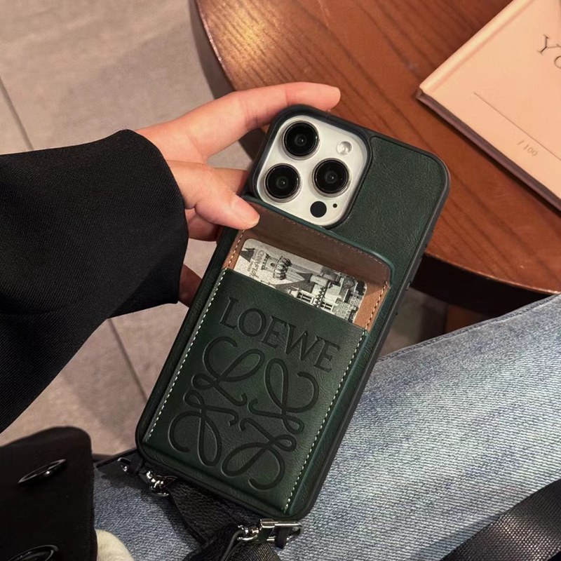 LOEWE Luxury designer iPhone 16 plus 15 pro max 16 15 14 case coque coverLuxury iPhone 16 15 Pro max 14 13 Case Back Cover coque  ledertascheShockproof Protective Designer iPhone 15 16 Case