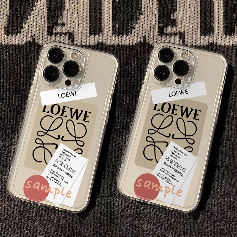 LOEWE Luxury iPhone 16e 15 Pro max 14 13 Case Back Cover coque ledertasche Shockproof Protective Designer iPhone 15 16 Case  Fashion Brand Full Cover housse iphone 14 15 16e Custodia Hulle Funda 