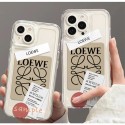 LOEWE Luxury iPhone 16e 15 Pro max 14 13 Case Back Cover coque ledertasche Shockproof Protective Designer iPhone 15 16 Case  Fashion Brand Full Cover housse iphone 14 15 16e Custodia Hulle Funda 