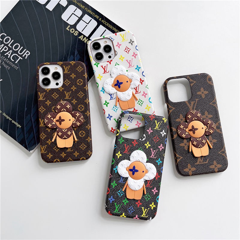LV monogram cute flower print luxury case brand colorful cover For iphone 14 Pro Max Plus iphone se3 13 Mini Iphone 12 11 SE2 7 8 X Xr Xs galaxy s22 + plus ultra s21 s20 note20 cover 