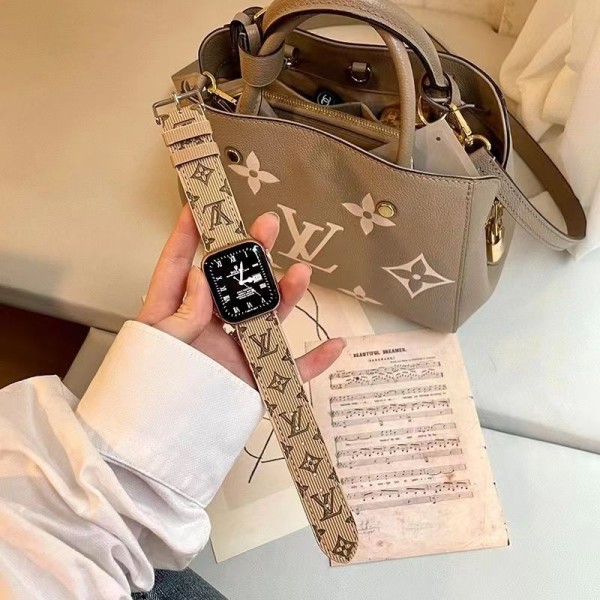 Louis Vuitton luxury apple watch 8/se2/ultra/7/6/se/5/4/3/2/1 band leather men women fashion 38/40/42/44/41/45/49mm strap