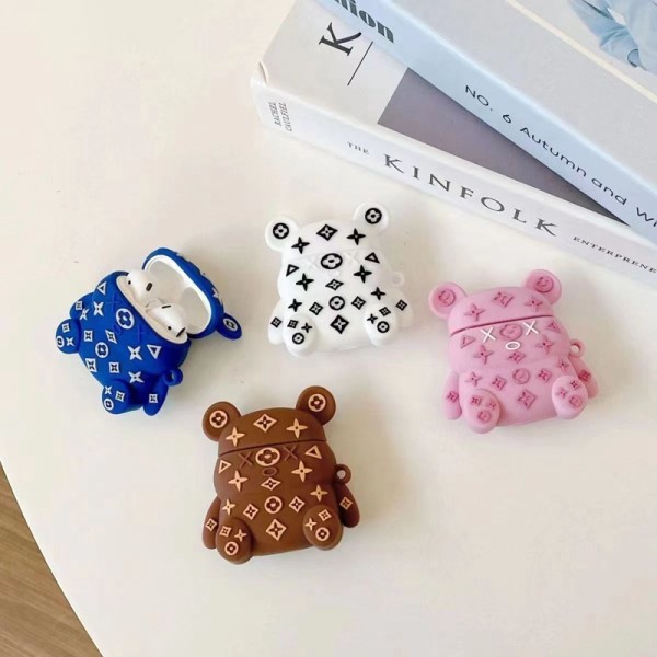 Kaws Louis Vuitton luxury airpods pro 2 2022 3 pro 2 1 case bear monogram silicon cover Fashion Brand TWS Bluetooth Earbuds Accessories
