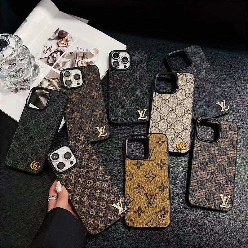 Lv Gucci Luxury iPhone 16 15 Pro max 14 13 Case Back Cover coque iPhone13/14/15 16 Pro Max Galaxy S25 plus ultra s24+ s23 Case Fashion Brand Full Cover housseLuxury Case Back Cover schutzhülle