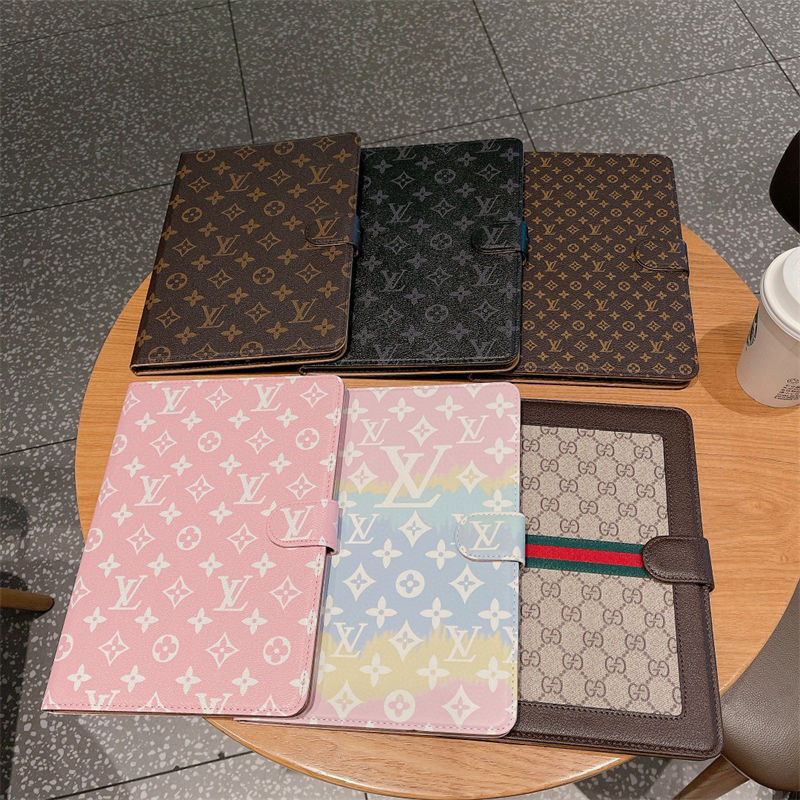 Lv Gucci ipad air6 5 4 3 case ipad pro 2024 Leather Business Cover for men womenRotating Smart Cover with Auto Wake and Sleepleather back caseLuxury Case Back Cover schutzhülle