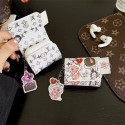 Lv Charging Case schutzhülle Replacement Compatible with AirPod 1st 2nd 3rd 4rd pro 2nd  Luxury Designer Airpods 4 pro2 4 3 2 Protective Case Cover hülle coque  airpods Waterproof Case Shock Proof Protective Cover 